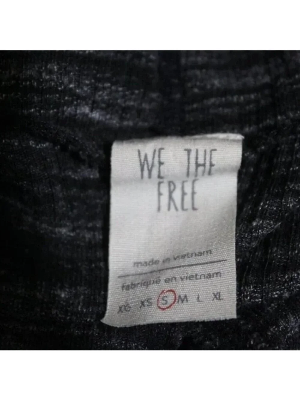 Free People Stone Cold Marled Gray Split Back Turtleneck Tunic - Picture 7 of 8